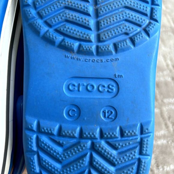 Crocs Crocband Blue Clog for Unisex Child Sz 12 Dragon Ball Anime Jibbitz Charms - Picture 9 of 9